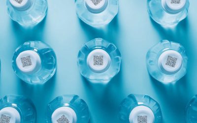 Domino Printing for Label-Free Bottles